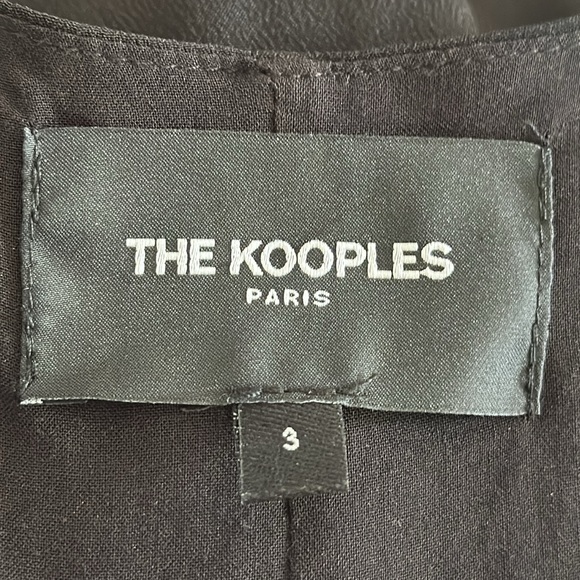 The Kooples new with no tags size large women wrap style black dress - Picture 6 of 8